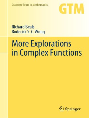 cover image of More Explorations in Complex Functions